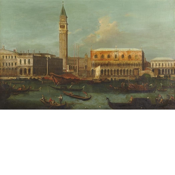 View of the Doge's Palace and the Piazzetta from the Bacino San Marco by Canaletto