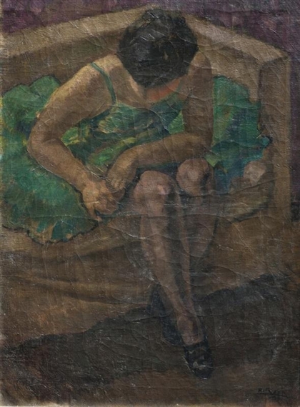 Bailarina con vestido by Manuel Rose, 1950