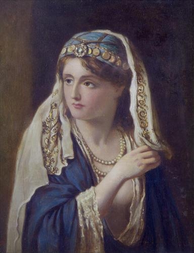 Artwork by Francis John Wyburd, Hinda, Made of oil on canvas