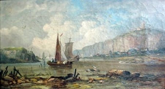 Boats in harbour - James B. Cook
