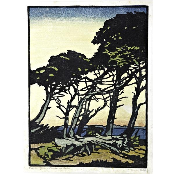 William S. Rice | Cypress Trees - Monterey Calif. | MutualArt