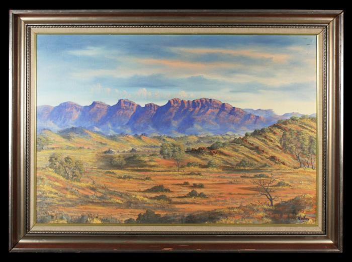 Jack Absalom Central Australian Landscape MutualArt