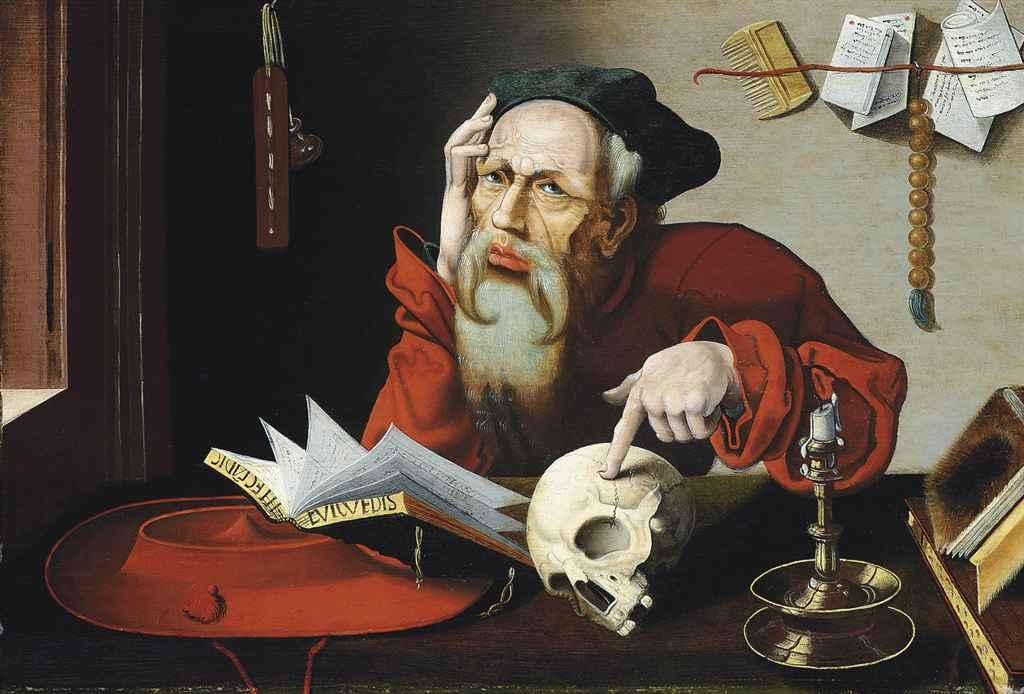 Saint Jerome in his Study by Joos van Cleve