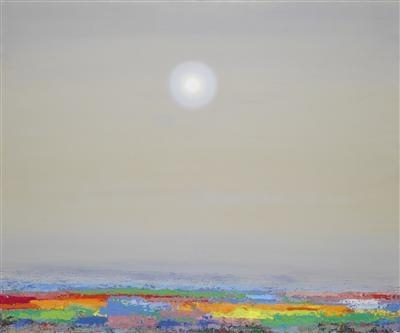 Land im Nebel by Karl Korab, 2002