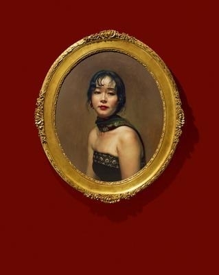 ARTIST IN EVENING DRESS by Chen Danqing, 1996