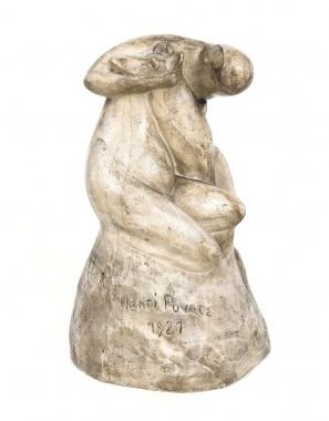 Henri Puvrez | Naakt Met Hond - Nu Avec Chien (1921) | MutualArt