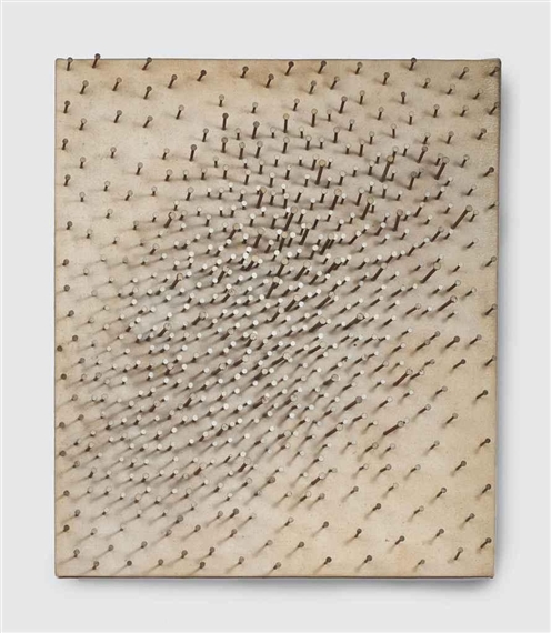 Homage to Broadway by Günther Uecker, 1964