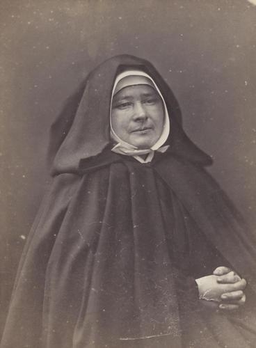Artwork by Gaspard-Félix  Tournachon, Two works: Portrait de Mère Marie Jamet; Supérieure de l'Ordre des Petites Soeurs des Pauvres, Made of Salt print