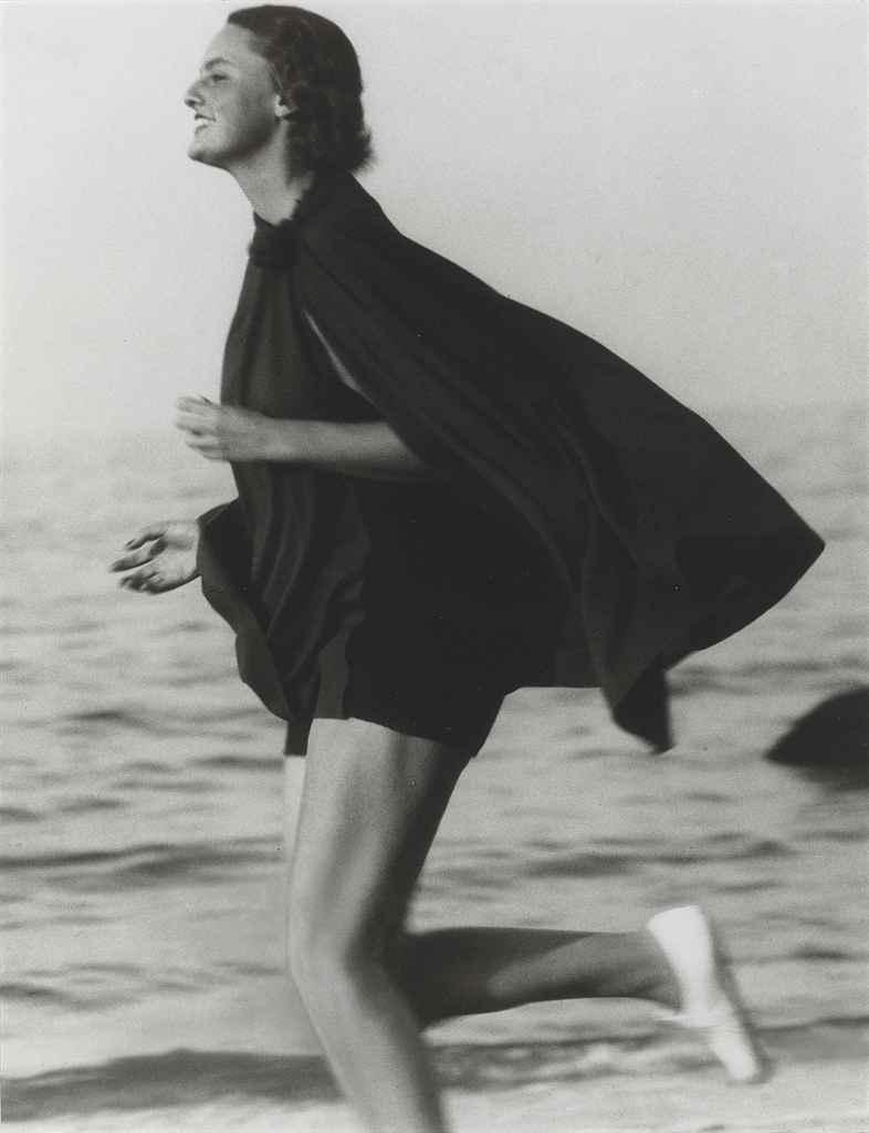 Munkacsi's first fashion photograph (of model Lucil Brokaw), Harper's Bazaar, December 1933 by Martin Munkacsi, 1995