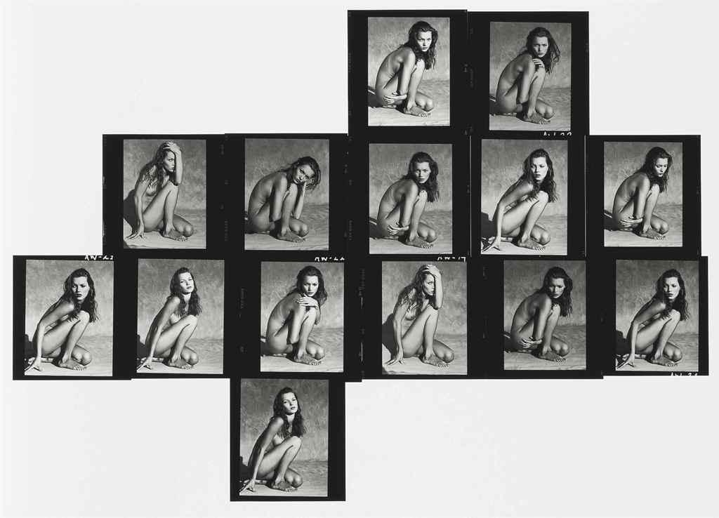 Artwork by Albert Watson, Kate Moss, Marrakech, Made of chromogenic print, flush-mounted on aluminium