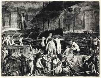 Splinter Beach (M. 28) by George Bellows, 1916