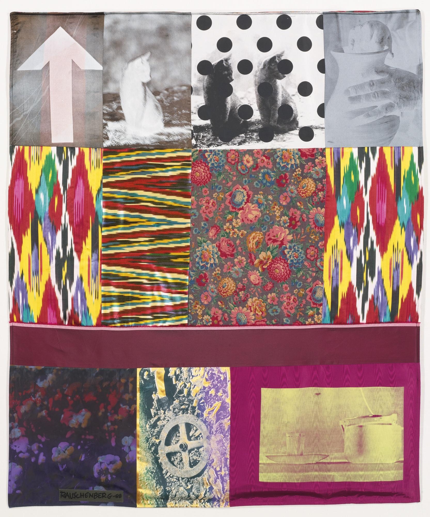 Robert Rauschenberg | SAMARKAND STITCHES # II (1998) | MutualArt