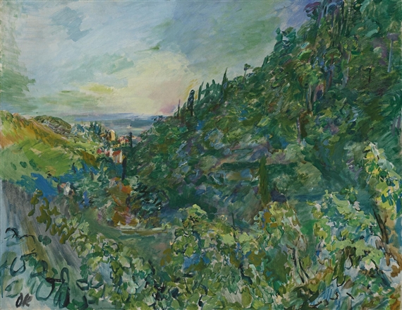 VIEW OF RAPALLO by Oskar Kokoschka, 1933
