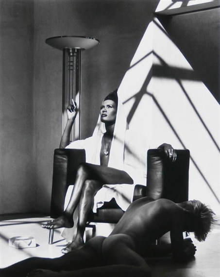 GRACE JONES & ULIK by Greg Gorman, 1989