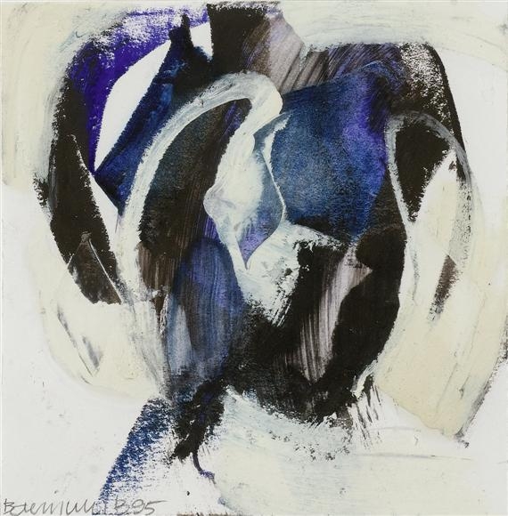 Artwork by Bruno Baeriswyl, Composition, Made of Gouache on paper