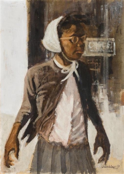 School Girl by Ernest Crichlow, 1965