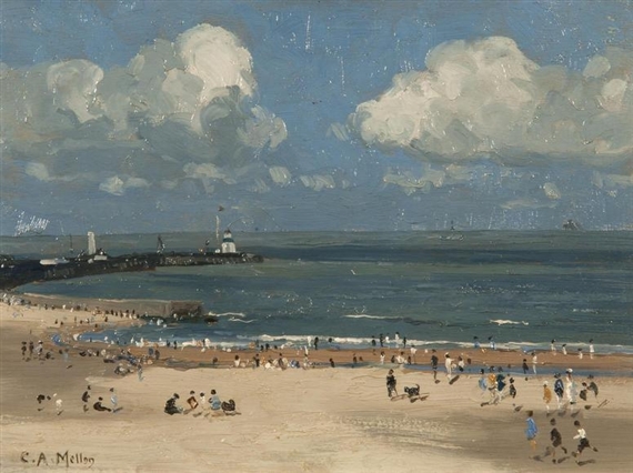 Figures on the beach, Gorleston