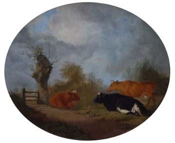 Cattle resting by William John Wainwright, 1861
