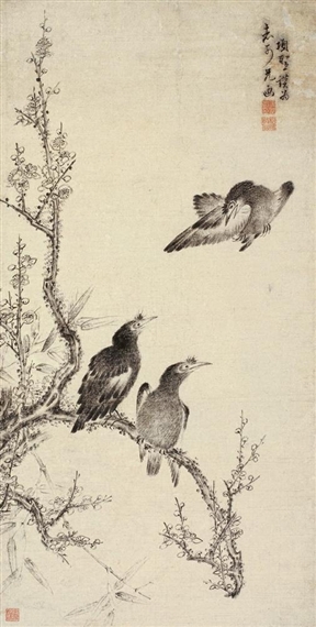 Flower and Bird by Xiang Shengmo