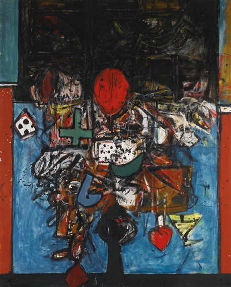 MONK'S VISION by Alan Davie, 1958