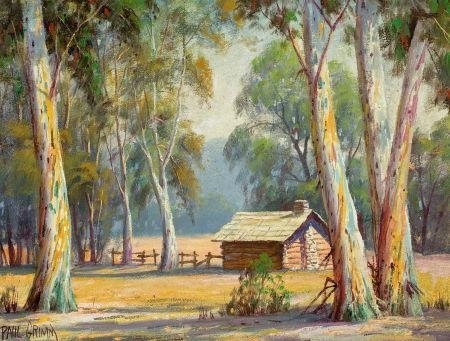 Cabin in the Trees by Paul Grimm