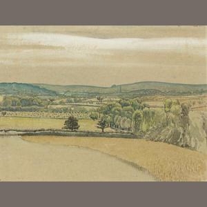 Eric Ravilious | Lane near Lewes | MutualArt