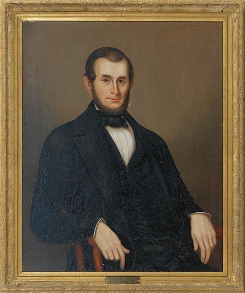 William Allen Wall | Portrait of Captain Abraham Hathaway Howland ...