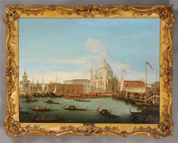 TWO VIEWS OF VENICE by Canaletto