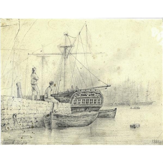 At Port by Lev Felixovich Lagorio, 1886