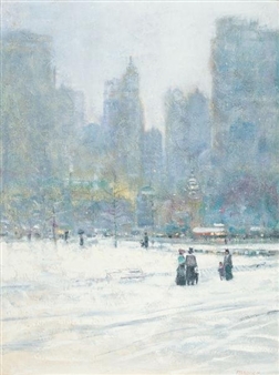 Central Park in the Snow, NYC - Tom Perkinson