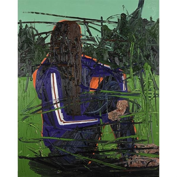 Blue Hoodie # 3 by Kim Dorland, 2008