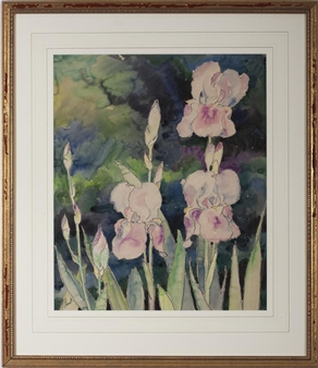 PINK AND MAUVE COLORED IRIS - Charles R. Paul