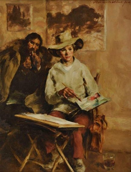 Mortimer Wilson, Jr. | Sidewalk Painters | MutualArt
