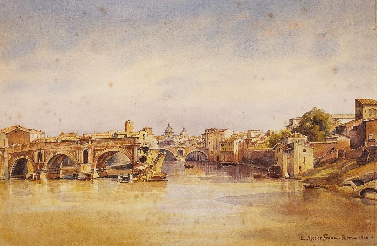 Ettore Roesler Franz | PONTE ROTO IN ROME | MutualArt