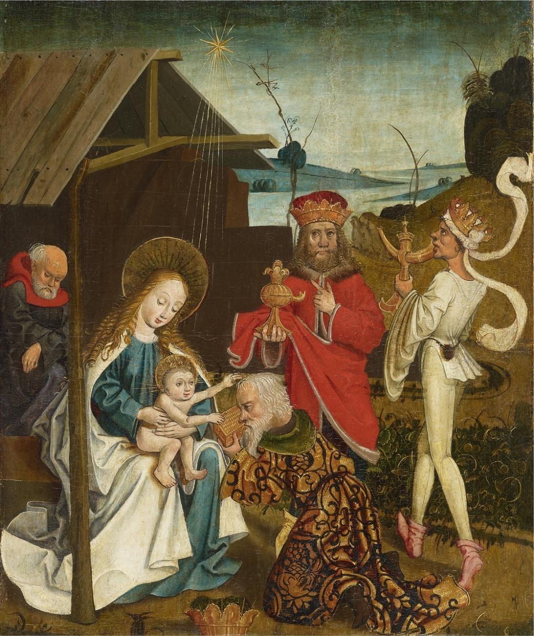 Upper Rhenish Master | Adoration of the Magi; Death of the Virgin ...