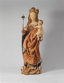Figure of the Virgin with child - Master of the Kefermarkt Altar