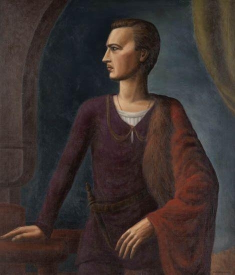 Portrait of John Barrymore as Hamlet by Paul Raphael Meltsner, circa 1939