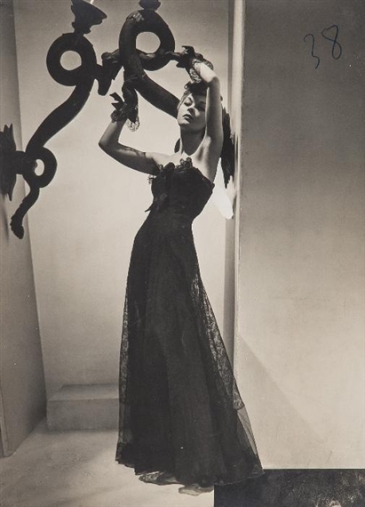 Horst P. Horst | Fashion study of Chanel Dress for Vogue (1938) | MutualArt