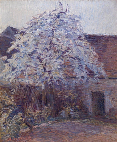 Courtyard in Spring by Nikolai Alexandrovich Tarkhoff