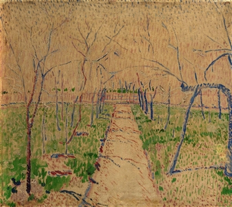Path among Trees - David Burliuk
