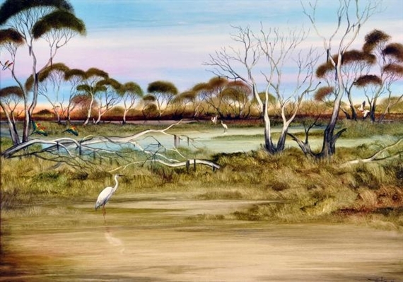 Morning, Riverside by Rob Taylor, 1987