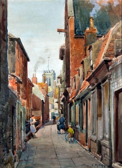 A Yarmouth Row with St Peter's