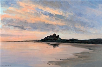 "Calm Dawn at Bamburgh Castle" - Ian Houston