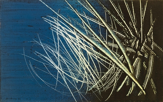 T 1962 - A 28 by Hans Hartung, 1962