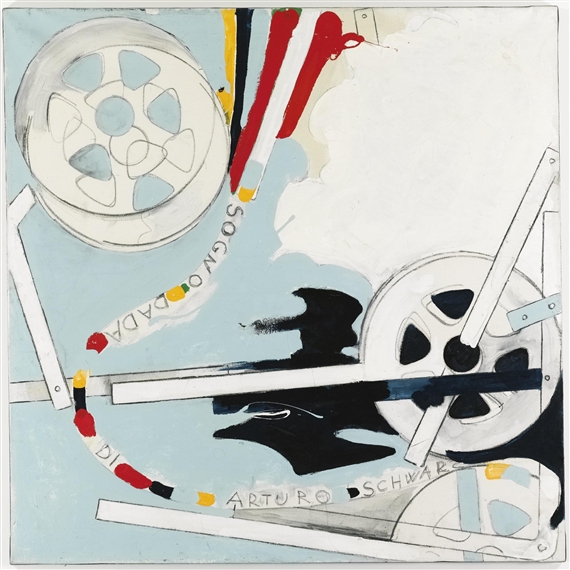 IL SOGNO DADA DI ARTURO SCHWARZ by Mario Schifano, 1965