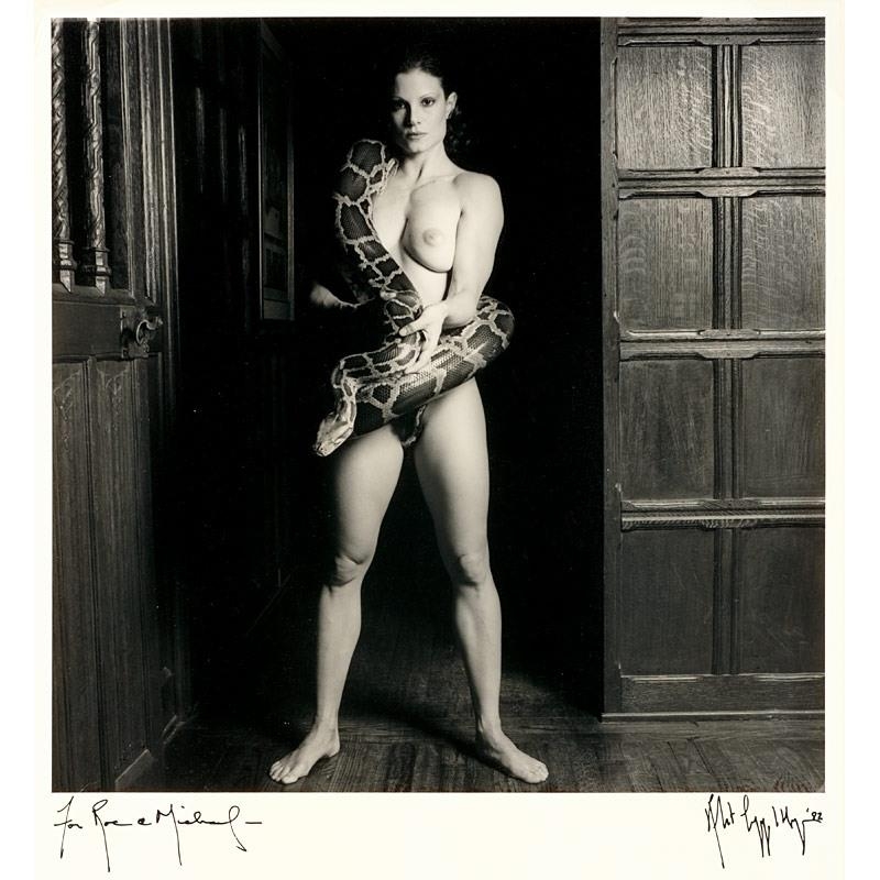 Artwork by Robert Mapplethorpe, Lisa Lyon, Made of Vintage RC-Print