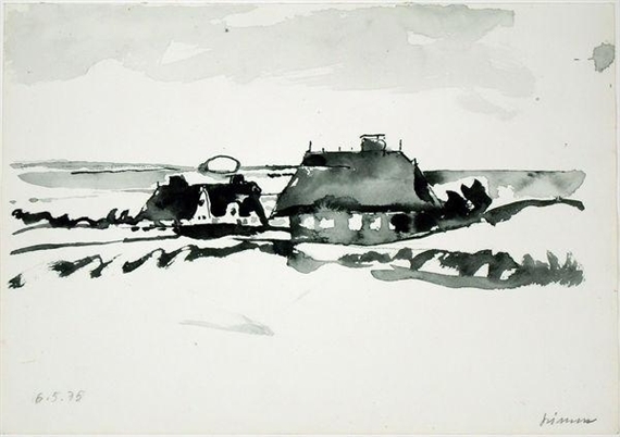 Sonnenaufgang (Kampen) by Willem Grimm, 1975