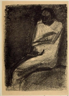 Untitled (Sitzende Figur) - Mark Lammert