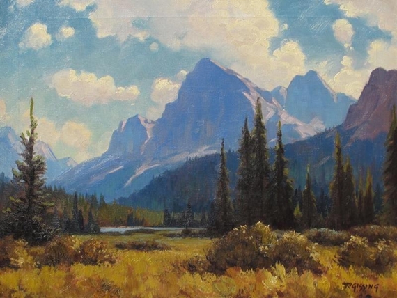 Summer in the Rockies by Roland Gissing, 1948