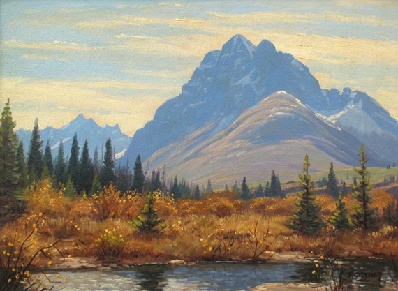 October, Kananaskis Valley by Roland Gissing, 1951